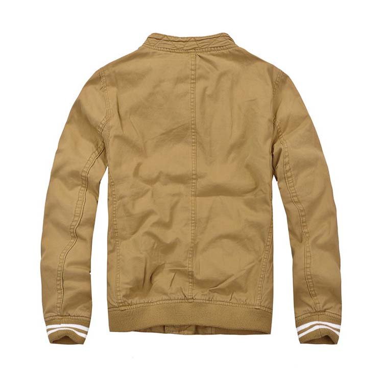 Men's Unisex Lightweight Casual Zip-up Windbreaker Bomber Jacket High Quality Winter Coat Button Spring/ Fall Windproof Fabric
