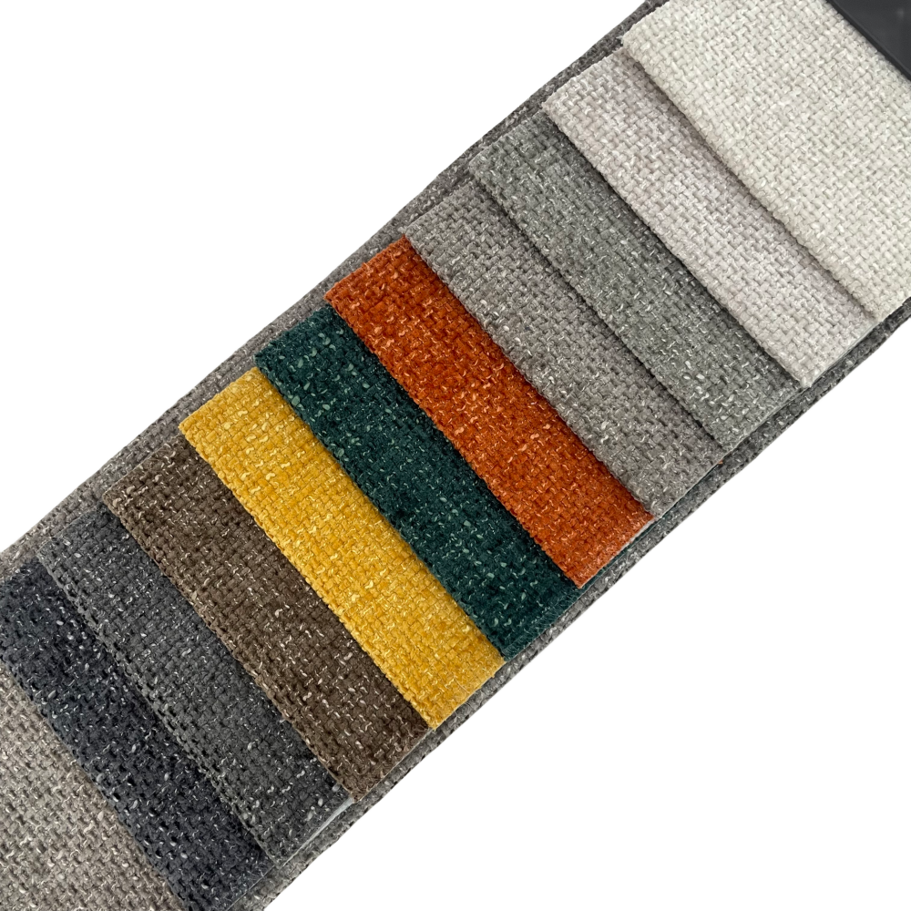 linen style textured chenille sofa upholstery fabric