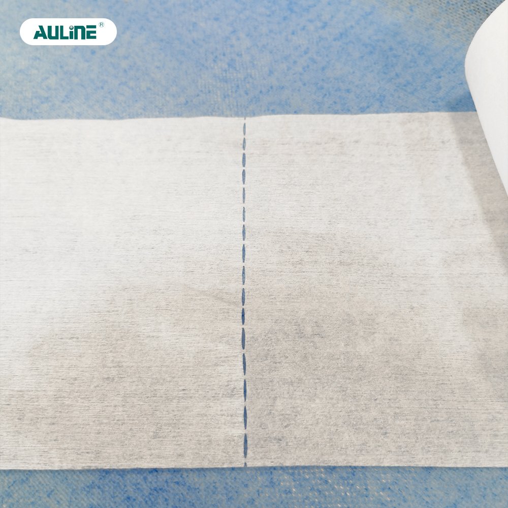 Hot-Selling Roll Type White Bamboo Fiber Spunlaced Nonwoven Fabric Personal Care Facial Cleaning Dry Wet Wipes