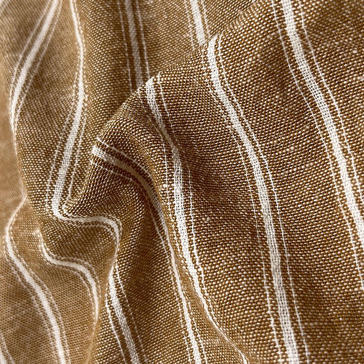 customizable imitation linen fabric plain dyed woven fabric for dress