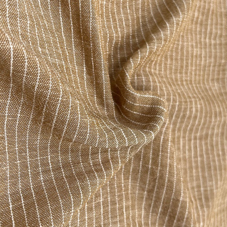 customizable imitation linen fabric plain dyed woven fabric for dress