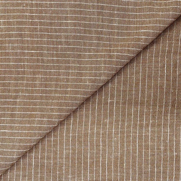 customizable imitation linen fabric plain dyed woven fabric for dress