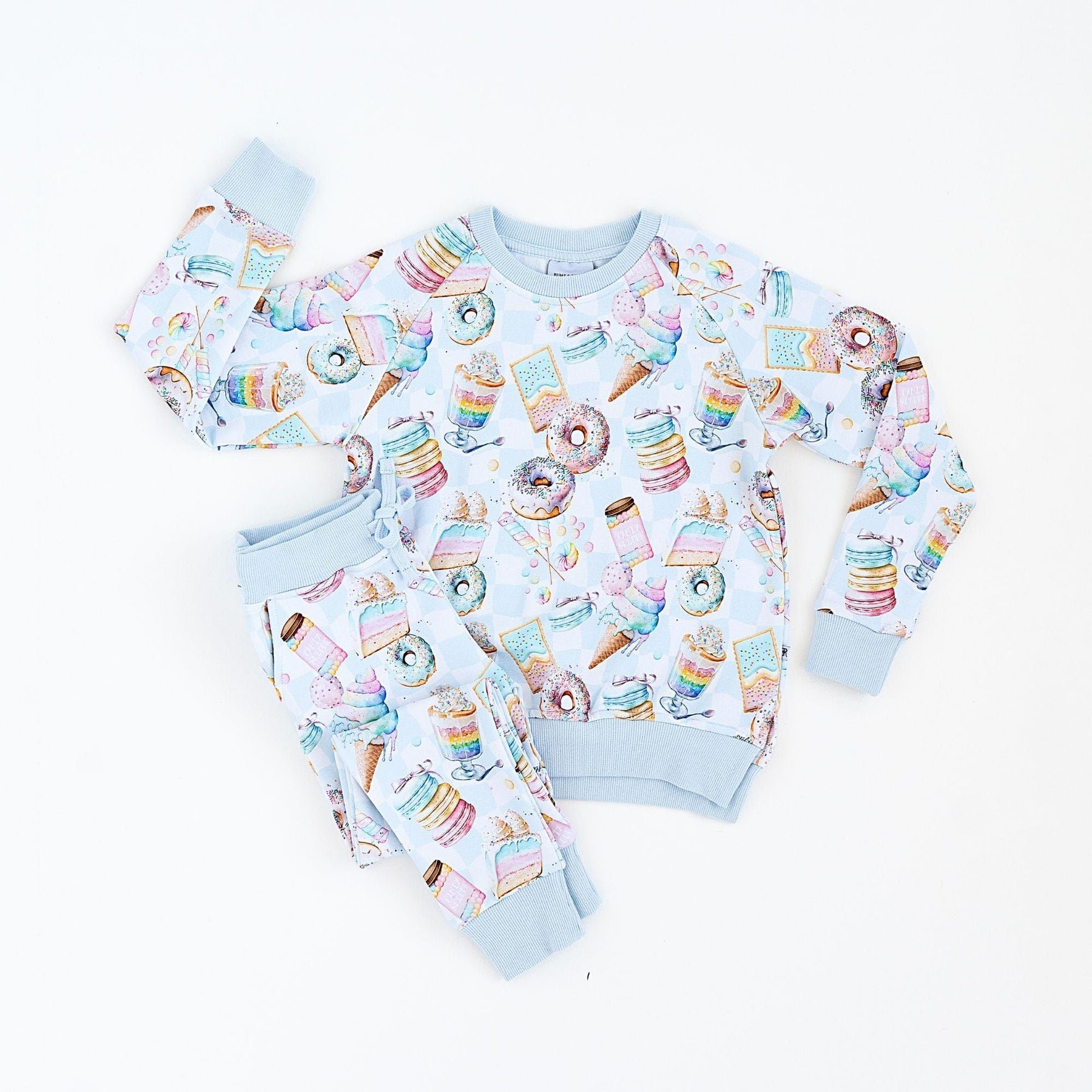 Christmas New Style Boy girl french terry Long Sleeve Suit Casual Comfortable Toddler Clothing Sets