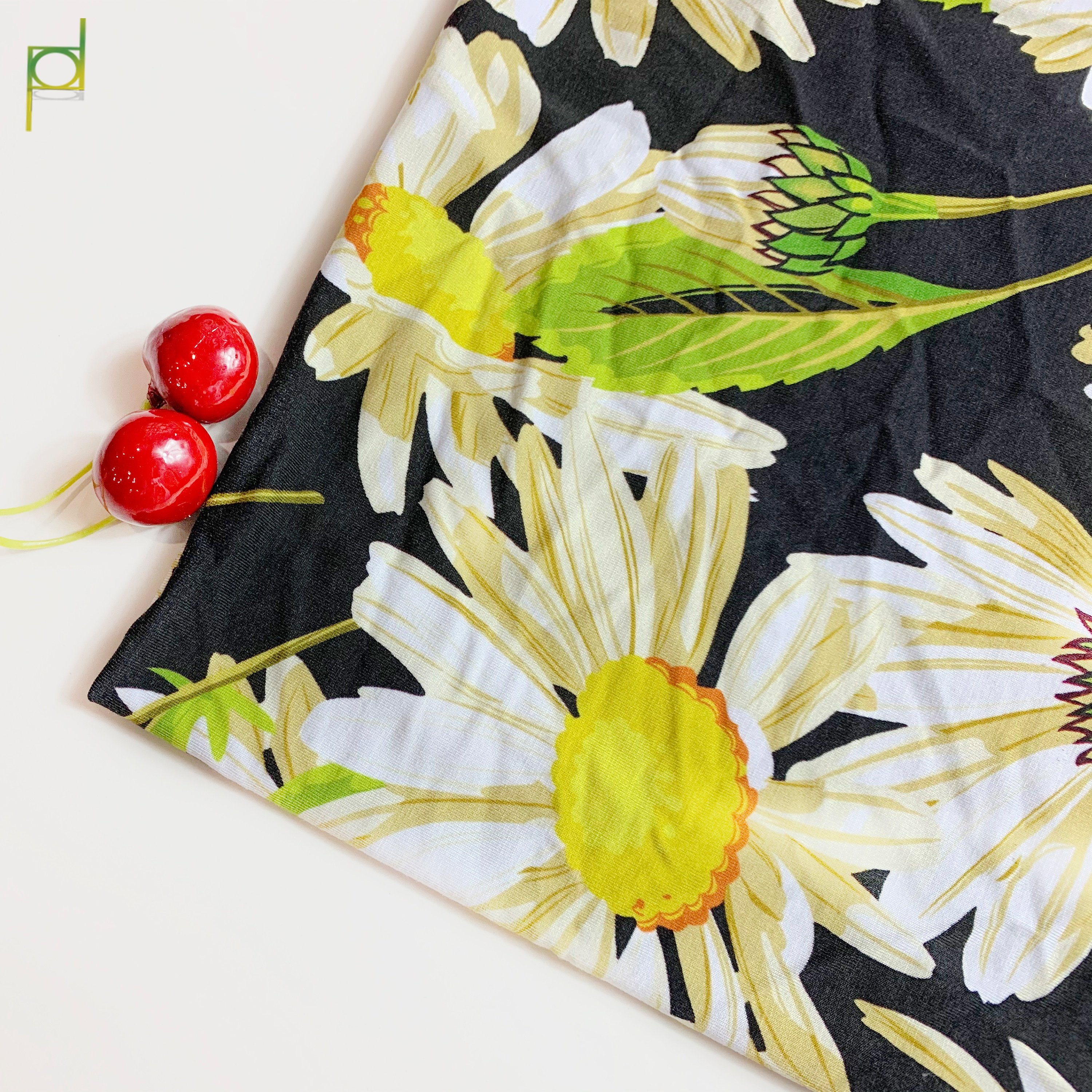Wholesale custom 95 bamboo 5 spandex baby clothes fabric digital print fabric