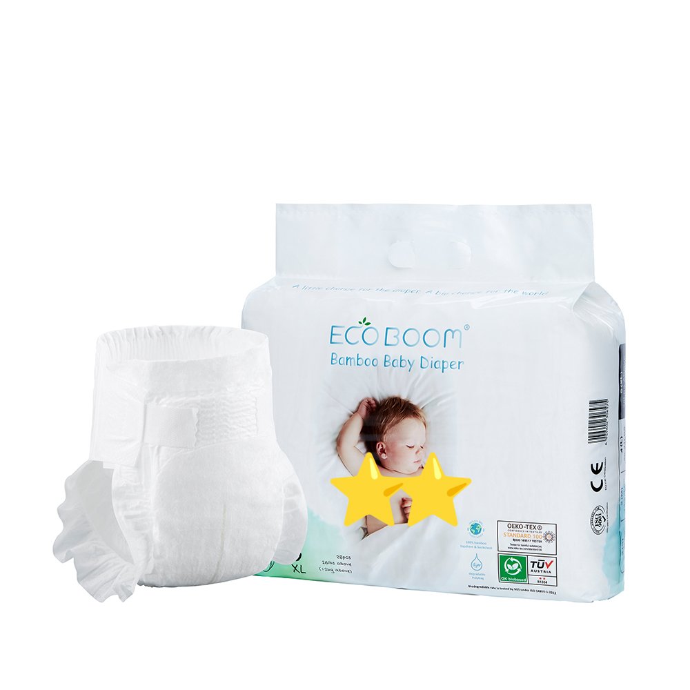 ECO BOOM Cheapest disposable from China manufacturer L size baby diaper