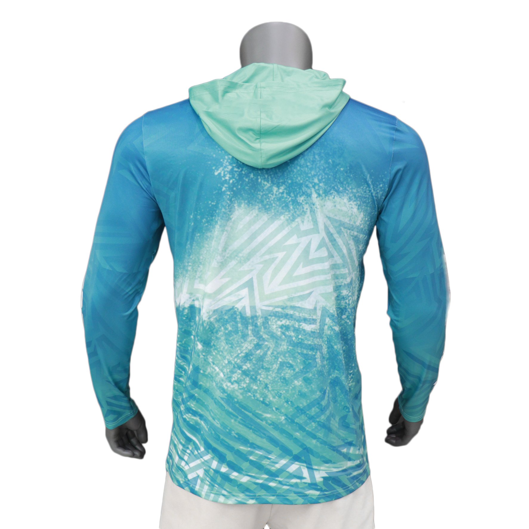Waterproof Fishing Shirts UPF50+ Polyester Sunscreen DryFit Elastic Quick Dry UV Camisa Hoodie Fishing Shirts