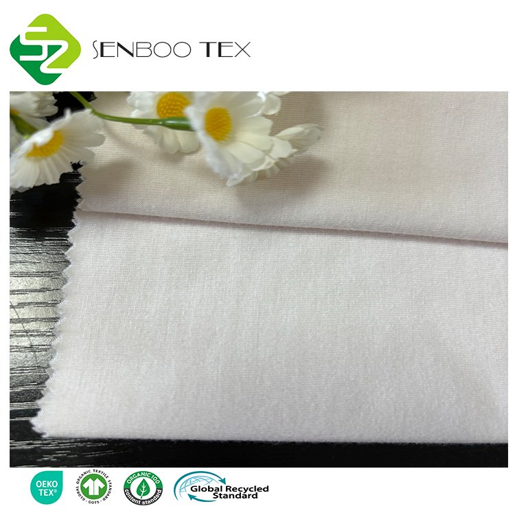 Great Stretch Natural Bamboo Fiber Jersey Fabric 95% Spandex 5% Knit Dyed Pattern for Boy's Legging and Shirt Wicking Feature