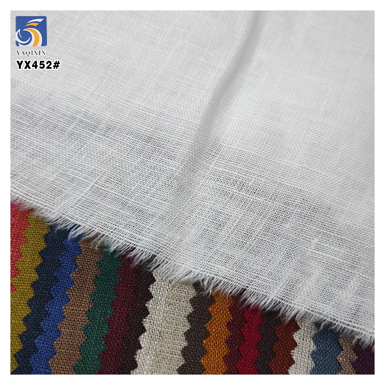 YX452 High Quality Medium Weight Eco-friendly 180gsm Plain Pure 100% Linen Fabric