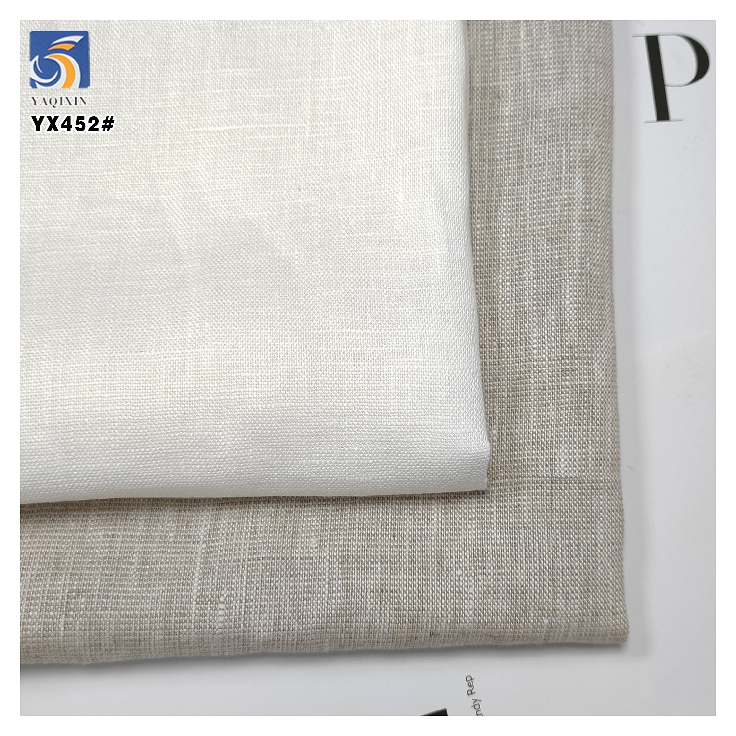 YX452 High Quality Medium Weight Eco-friendly 180gsm Plain Pure 100% Linen Fabric