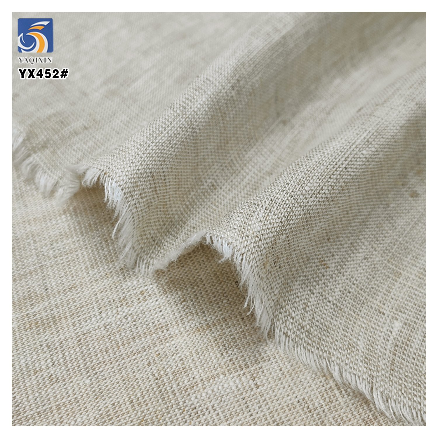 YX452 High Quality Medium Weight Eco-friendly 180gsm Plain Pure 100% Linen Fabric