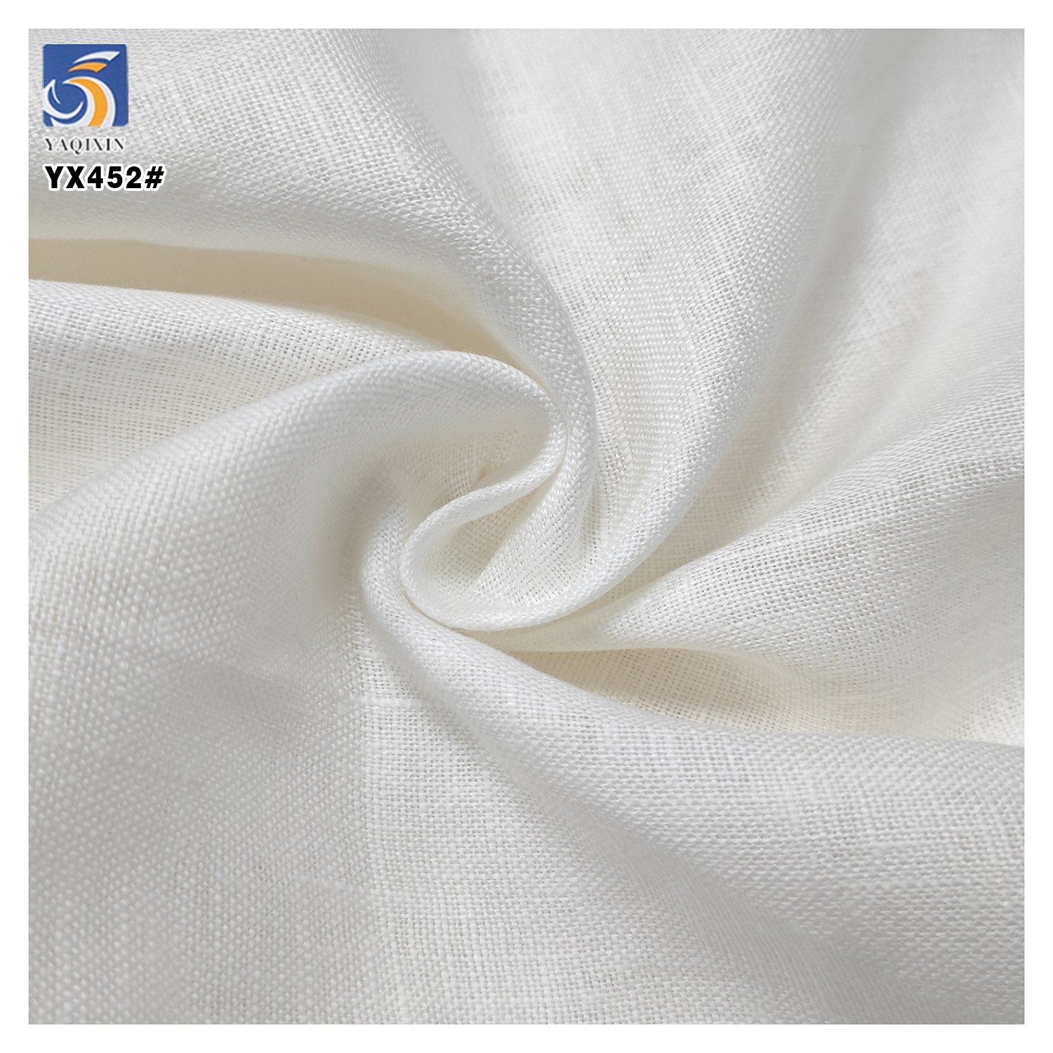 YX452 High Quality Medium Weight Eco-friendly 180gsm Plain Pure 100% Linen Fabric