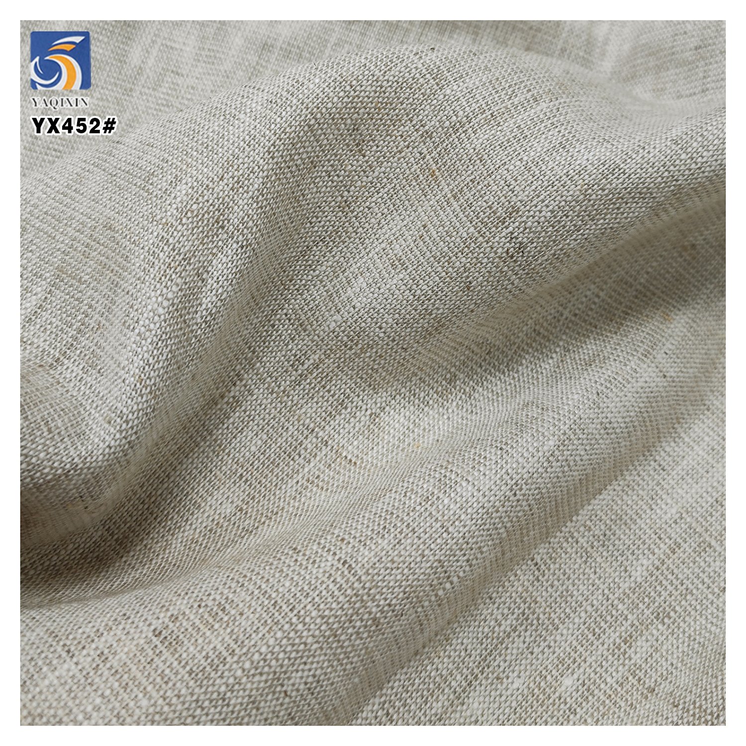 YX452 High Quality Medium Weight Eco-friendly 180gsm Plain Pure 100% Linen Fabric