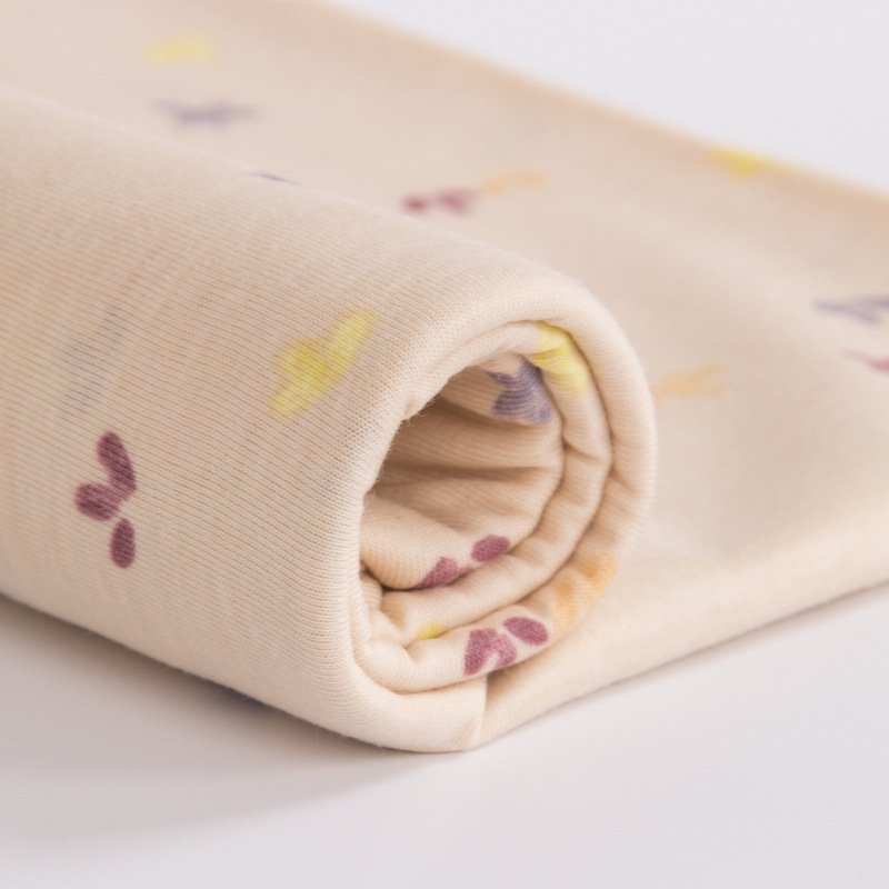 Cool feeling bamboo fiber cotton wool fabric double-sided knitted fabric infant clothing hat pillow fabric