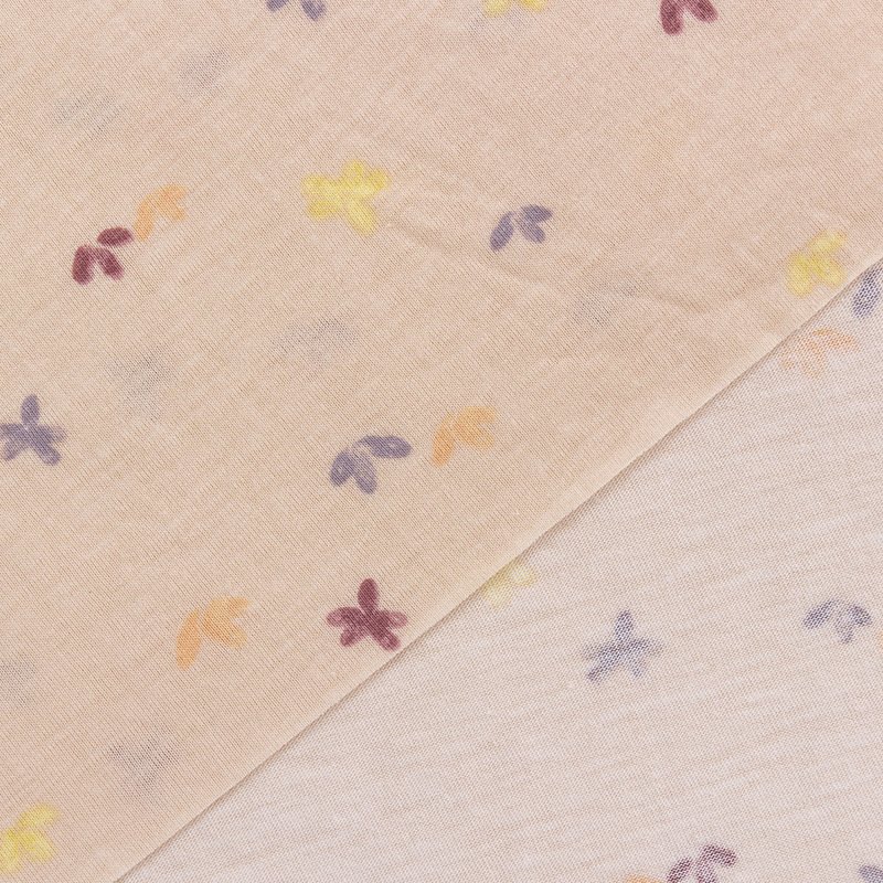 Cool feeling bamboo fiber cotton wool fabric double-sided knitted fabric infant clothing hat pillow fabric