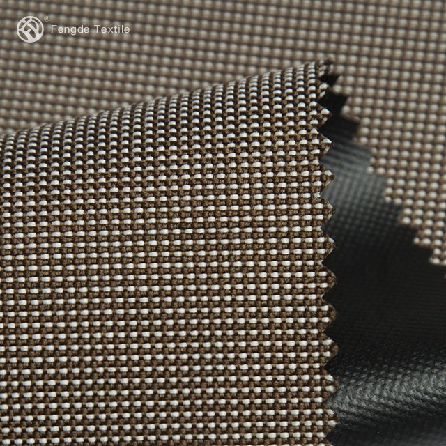 600d Polyester Pvc Backing Oxford Fabric two-tone