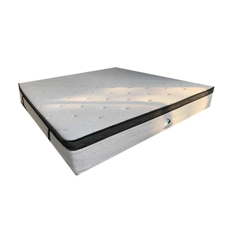 Fireproof Fiber 12 Inch Queen King Sleeping Multilayer Gel Memory Foam Pocketed Coil Spring Mattress in box