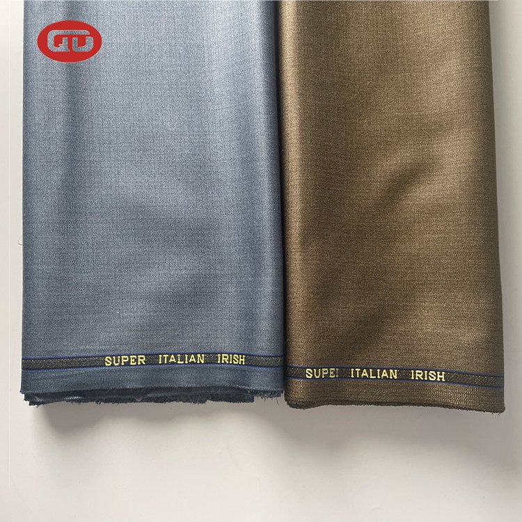 Manufactory wholesale Men fashion italian suit fabric TR suiting fabric for garments for africa market