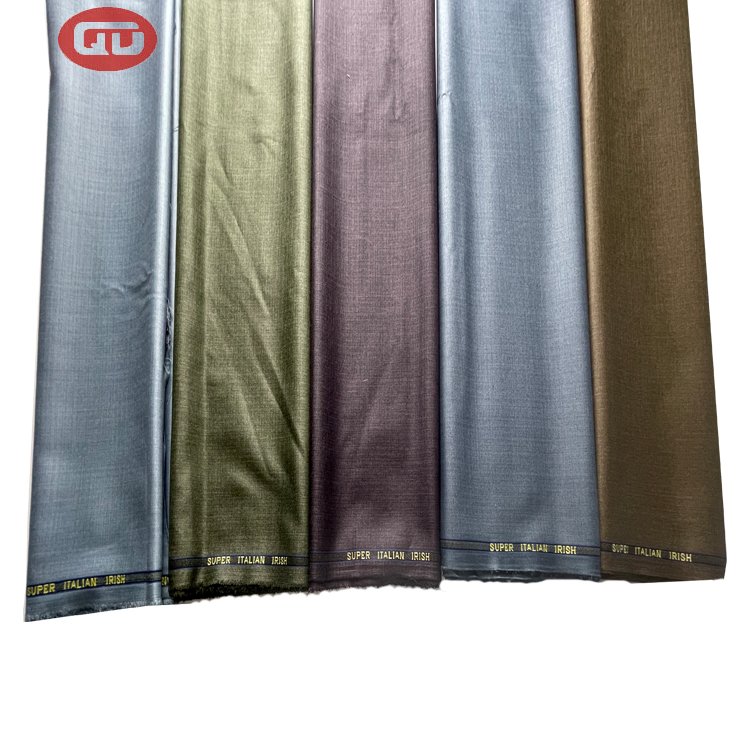 Manufactory wholesale Men fashion italian suit fabric TR suiting fabric for garments for africa market