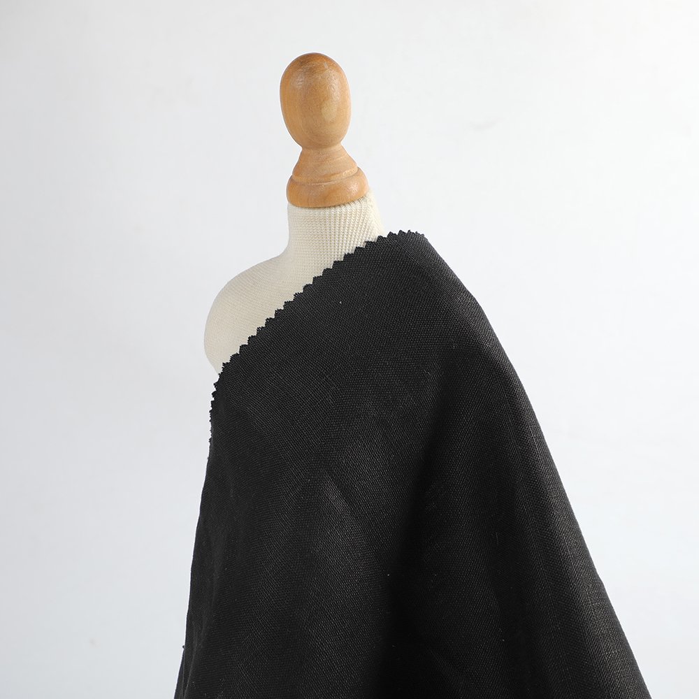 Woven Textile Fabric of 100% pure linen calico supplier from China for shirt roll