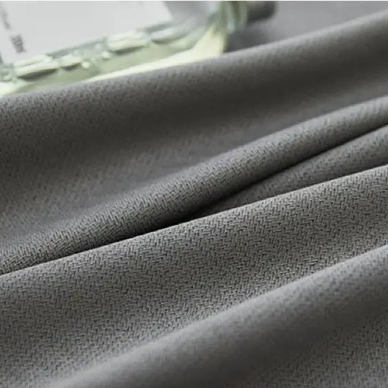 linen fabric blackout curtain bedroom window fabric curtain