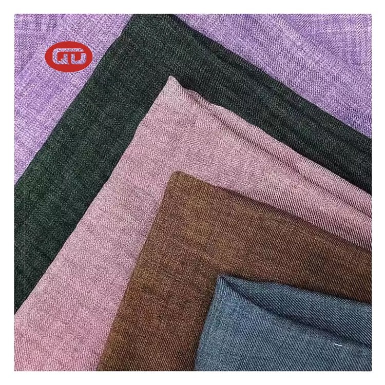 Wholesale Manufacture hot sale 100% Polyester cordoba linen fabric muslin fabric for malaysia market