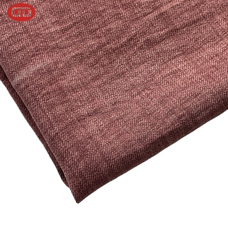 Wholesale Manufacture hot sale 100% Polyester cordoba linen fabric muslin fabric for malaysia market