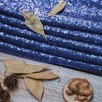 2021 Luxury Elegant Wholesale Factory Direct Sequin Embroidery Fabrics Home Textile Gold Sequin Fabric From China