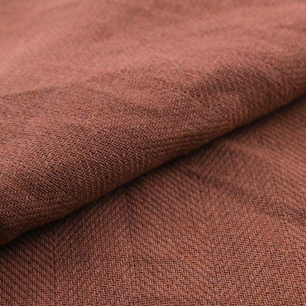 High Quality Cotton Linen Fabric For Jacket Baby Carrier Garment Home Textile Upholstery Fabric YARN DYED HERRINGBONE