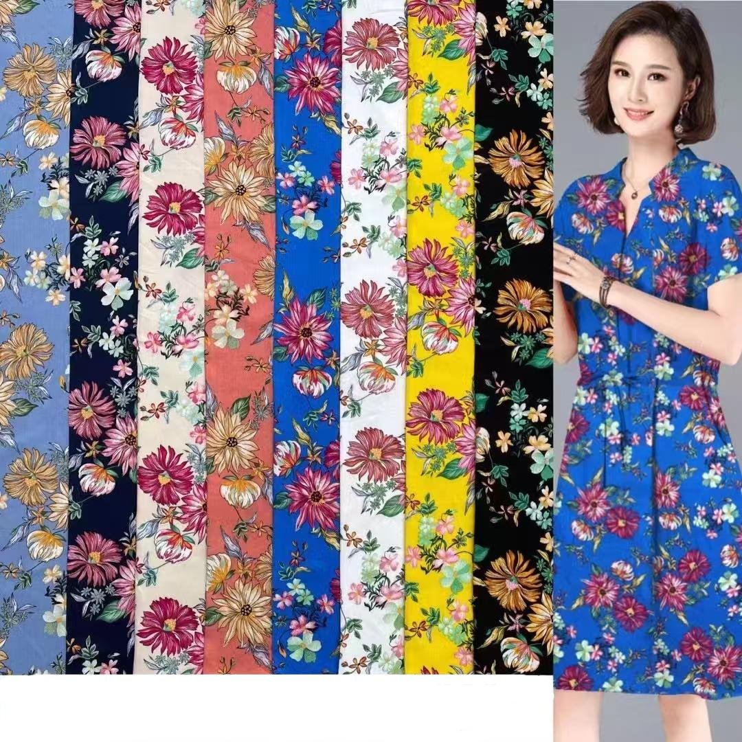 Light100 100% Linen Rayon Fabric Custom Digital Printed Summer Chiffon for Garments for Costumes Accessories Plain Twill Shirts