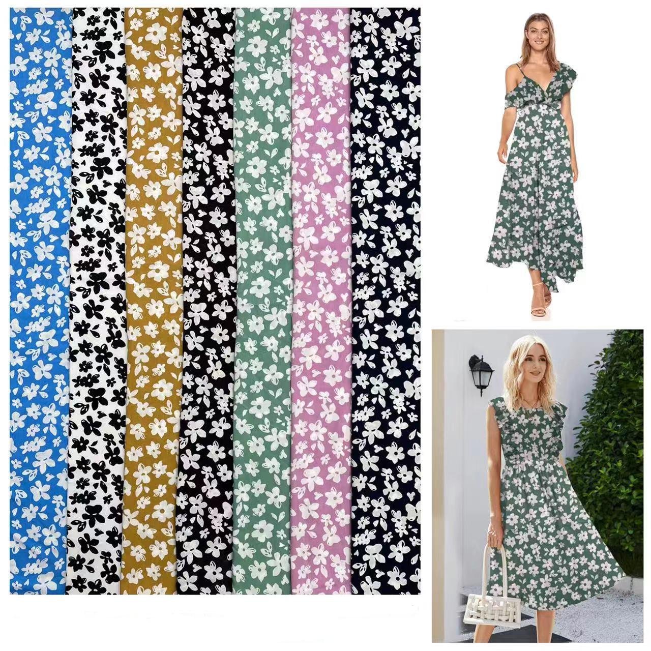 Light100 100% Linen Rayon Fabric Custom Digital Printed Summer Chiffon for Garments for Costumes Accessories Plain Twill Shirts