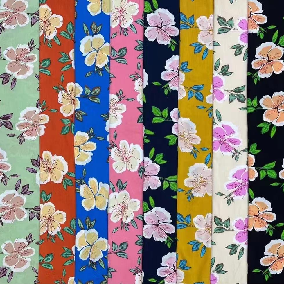 Light100 100% Linen Rayon Fabric Custom Digital Printed Summer Chiffon for Garments for Costumes Accessories Plain Twill Shirts