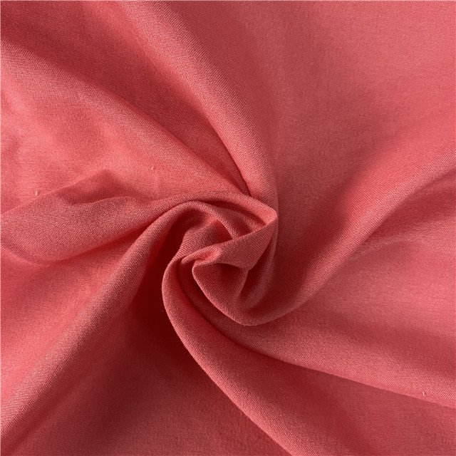 Factory price colorful polyester fabric solid plain dyed home textile fabric for bed sheet bedding set