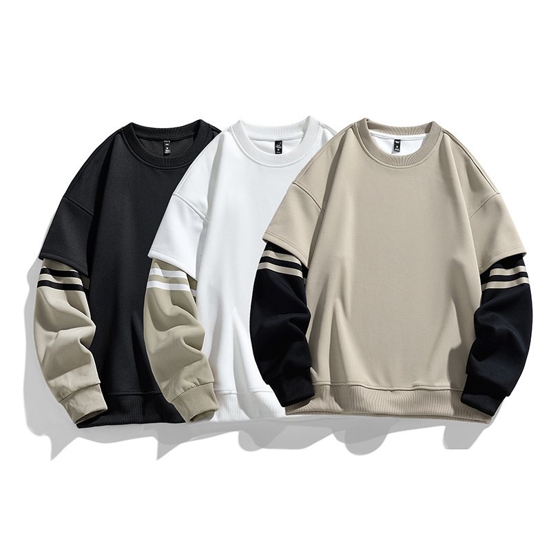 Custom Vintage Men's Cotton T-Shirt Waffle Knitted Fabric Ripped Effect Short Sleeve O-Neck Long Length 180g-280g Weights Print