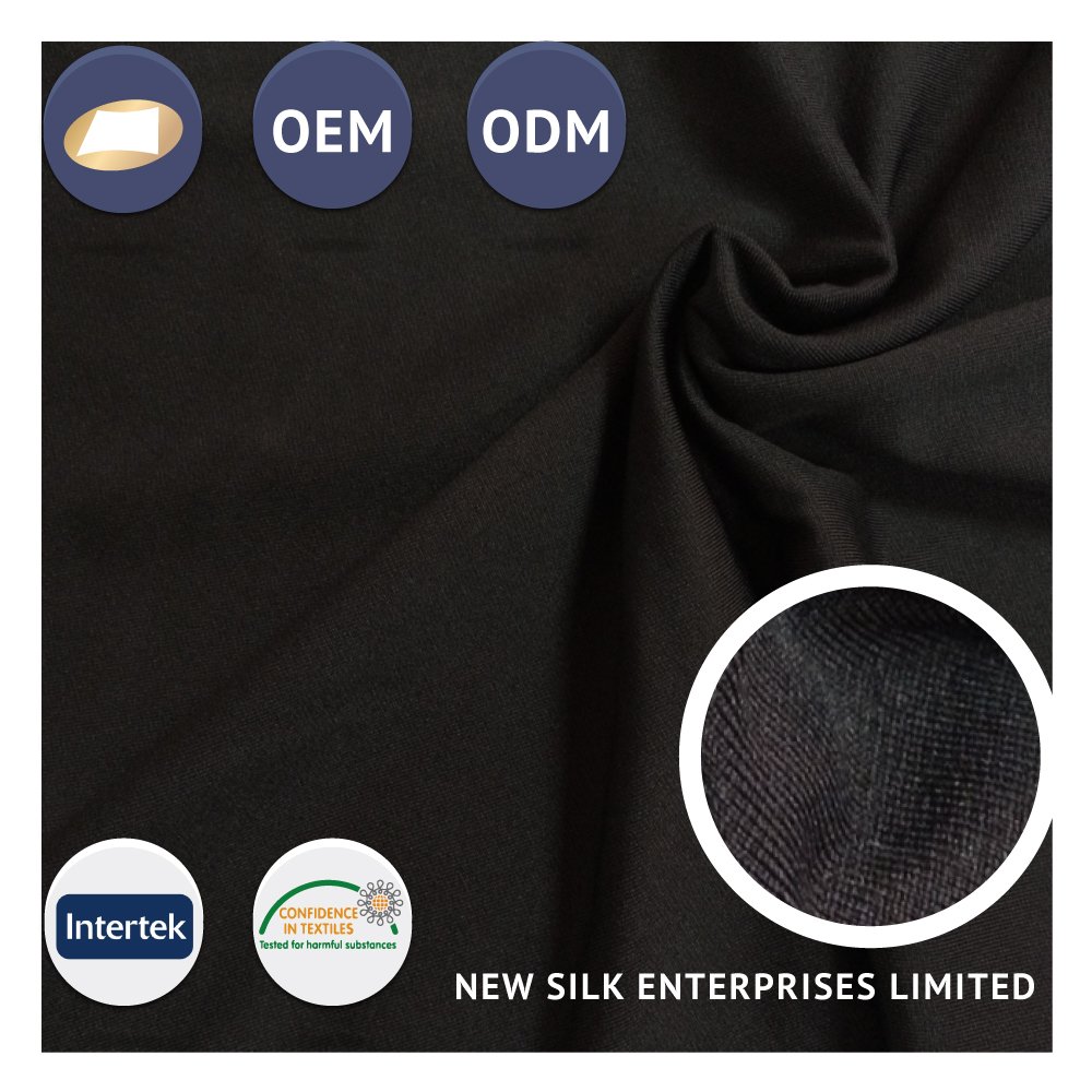 Free sample bamboo charcoal fiber spandex fabric for underwear