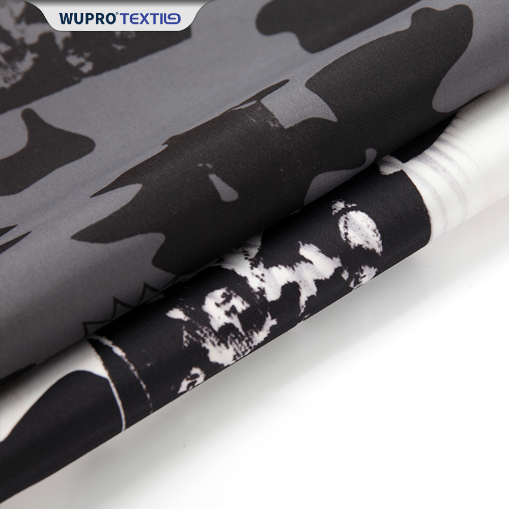 Printtek 150D Sublimation Manufacturer Soft Digital Woven 100 polyester Color Printed polyester fabric