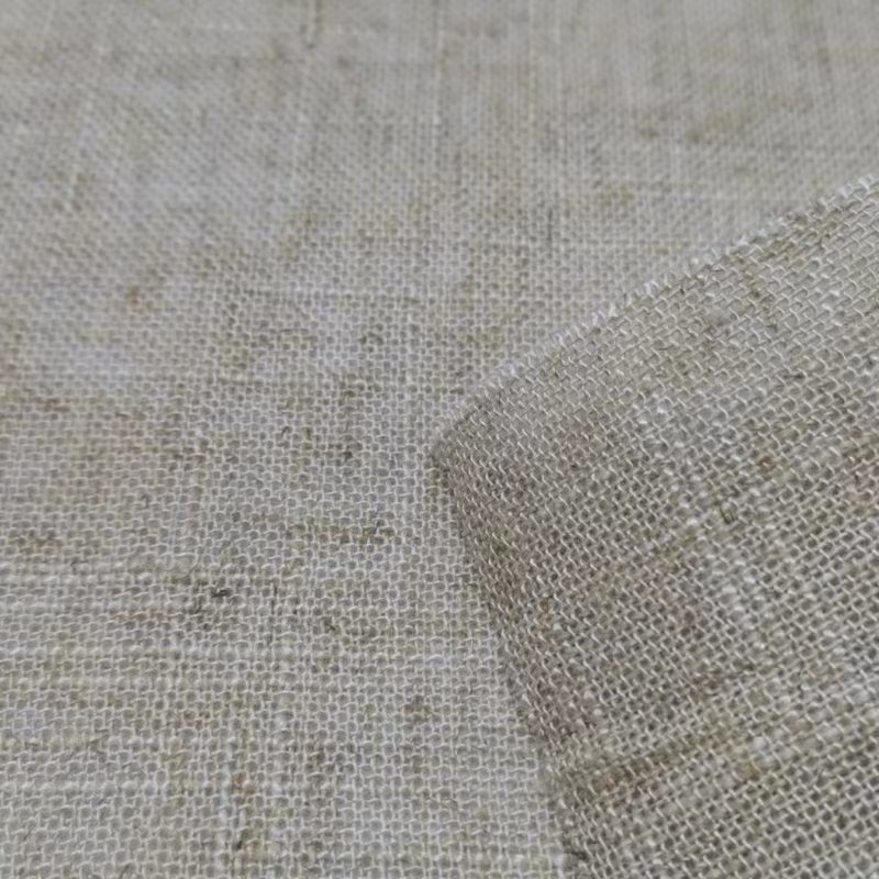 Custom Hometextile Upholstery Sofa Curtain Linen Fabric Home Deco 100% Polyester Flax Linen Look Fabric For Furniture Fabric