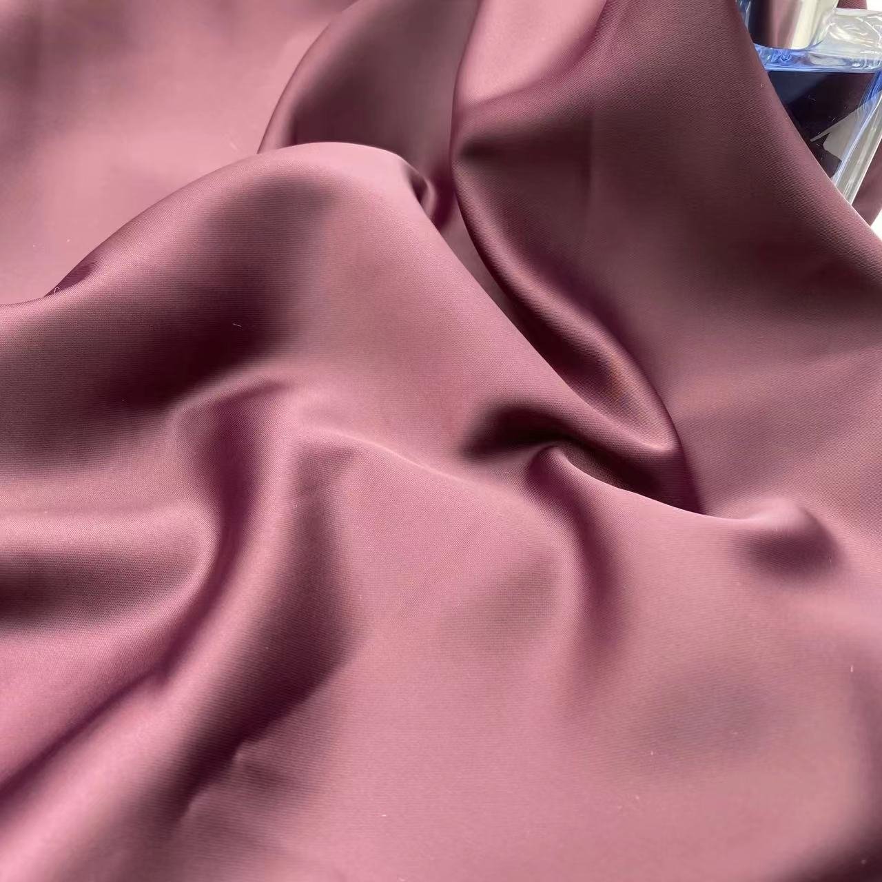 New design 220gsm 150D soft hand feel smooth touching 100% Polyester fabric acetate duchess satin fabric for clothing