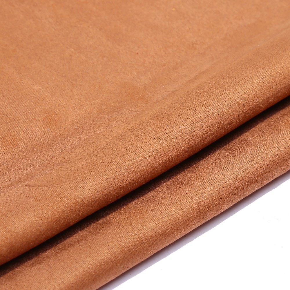 Wholesale shaoxing clothing grs material fabric textile 280gsm polyester knit weft recycle scuba faux suede fabric for jacket