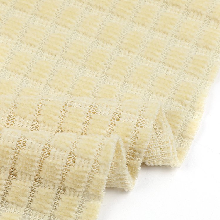 Chinese factory custom knit fabric 100% polyester 300GSM rib double knit fabric for dress