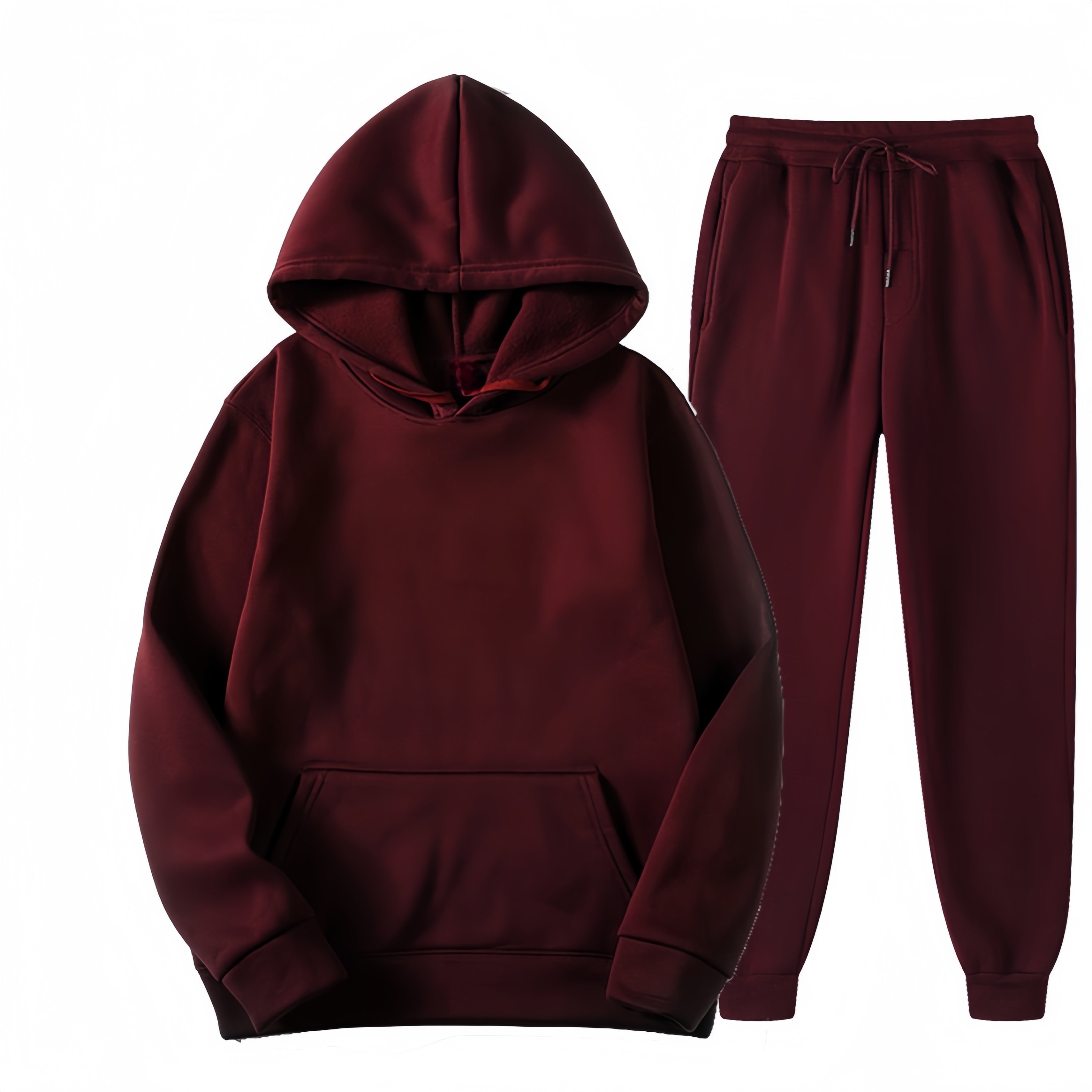 Custom Manufacturer Men French Terry 100% Cotton Oversized 3D Logo full zip up hoodie and jogger set tracksuit TS-401