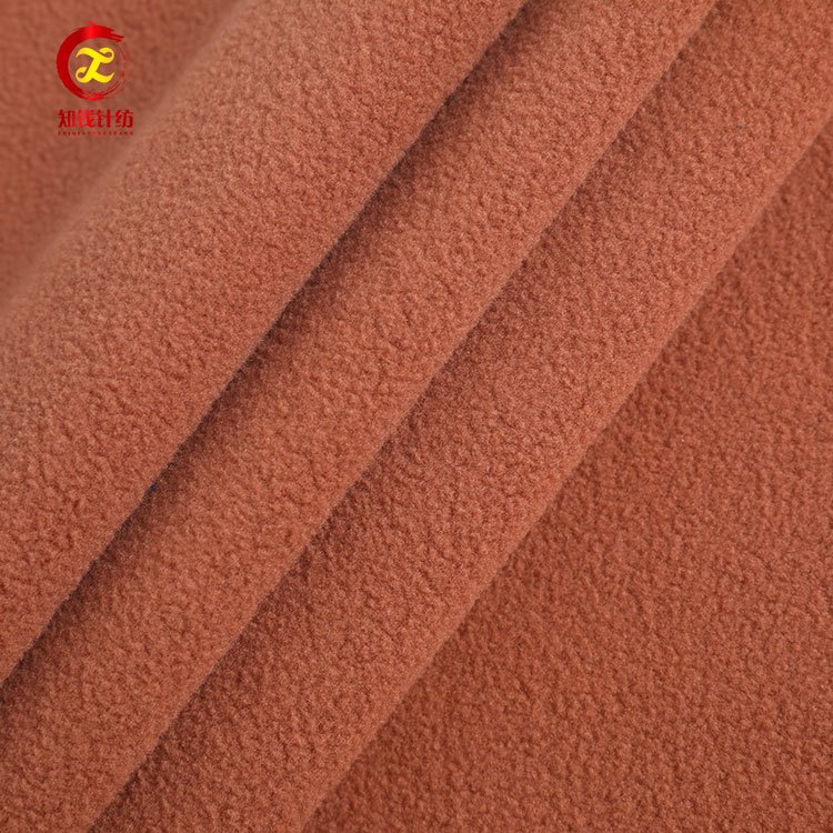 280 gsm polyester double side polar fleece fabric textile for sale