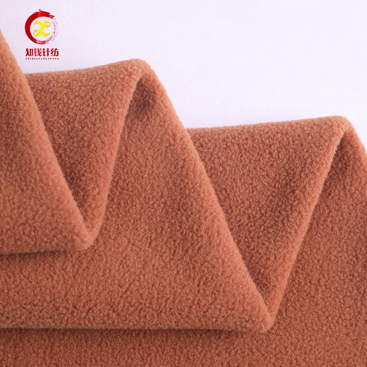 280 gsm polyester double side polar fleece fabric textile for sale