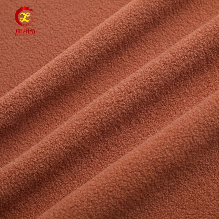 280 gsm polyester double side polar fleece fabric textile for sale