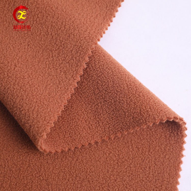 280 gsm polyester double side polar fleece fabric textile for sale