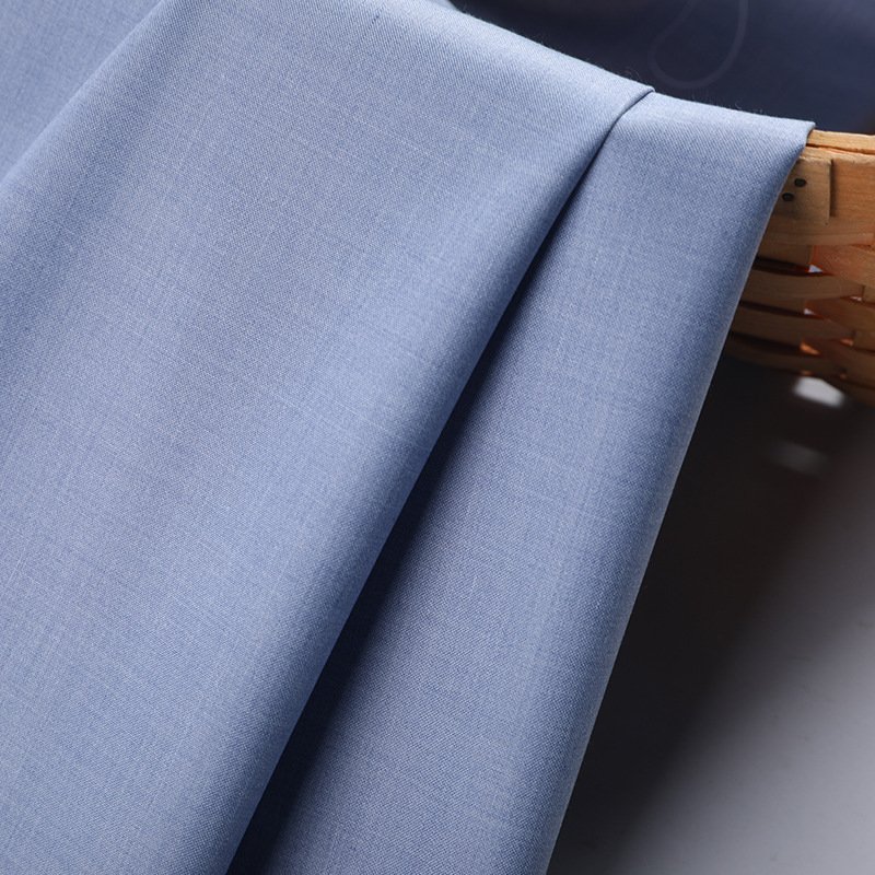 100% spun polyester fabric /100 polyester woven fabric/muslim white clothing fabric