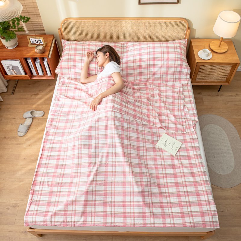 Cotton Portable Sleeping Bag Travelling Ultralight Sleeping Bag Adult Envelope Indoor Sheet Covers Mattress Cover
