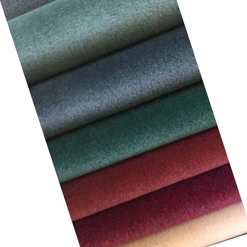 Wholesale Velvet Fabric Upholstery Decorative Sofa Couch Covers Fabric Purf Velour Fabric 100% Polyester Home Textile Upholstery