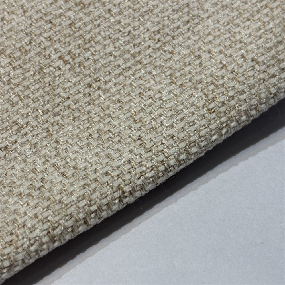 All-natural 100% Polyester Linen Upholstery Fabric For Sofa Curtain Pillow Vega 0224
