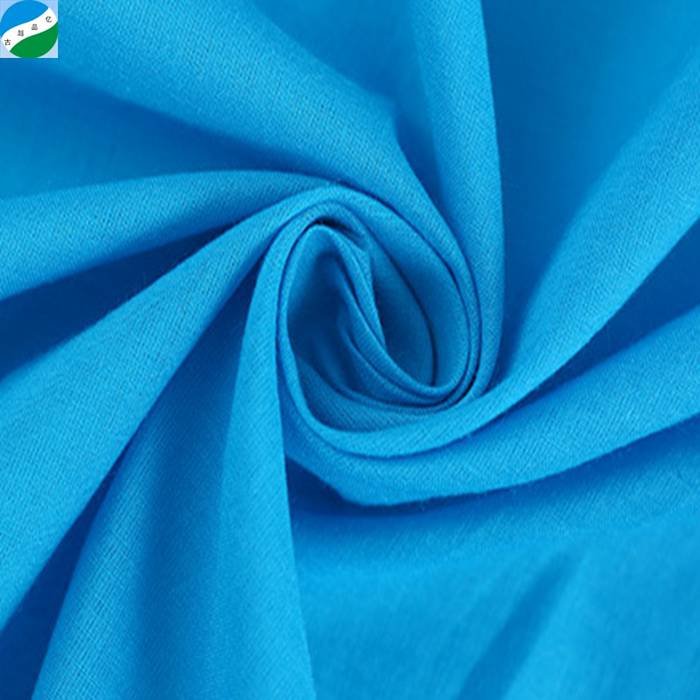 China beautiful good quality A grade 100% 60s cotton plain dyed fabric in stock lot
