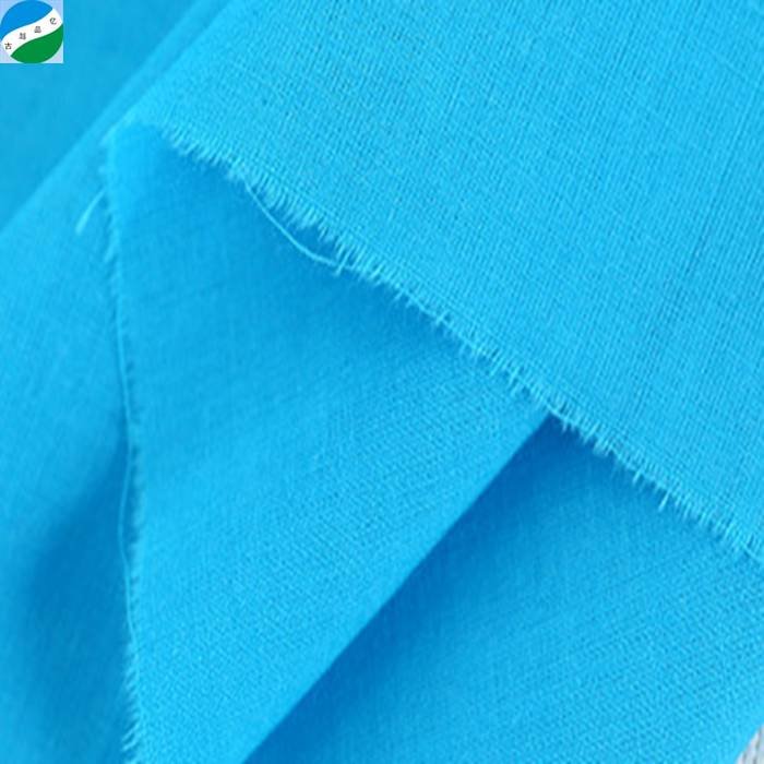 China beautiful good quality A grade 100% 60s cotton plain dyed fabric in stock lot